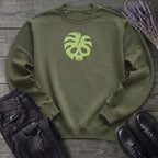 Monstera Skull Sweatshirt