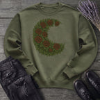Crescent Moon Roses Sweatshirt