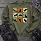 Cat Grid Sweatshirt