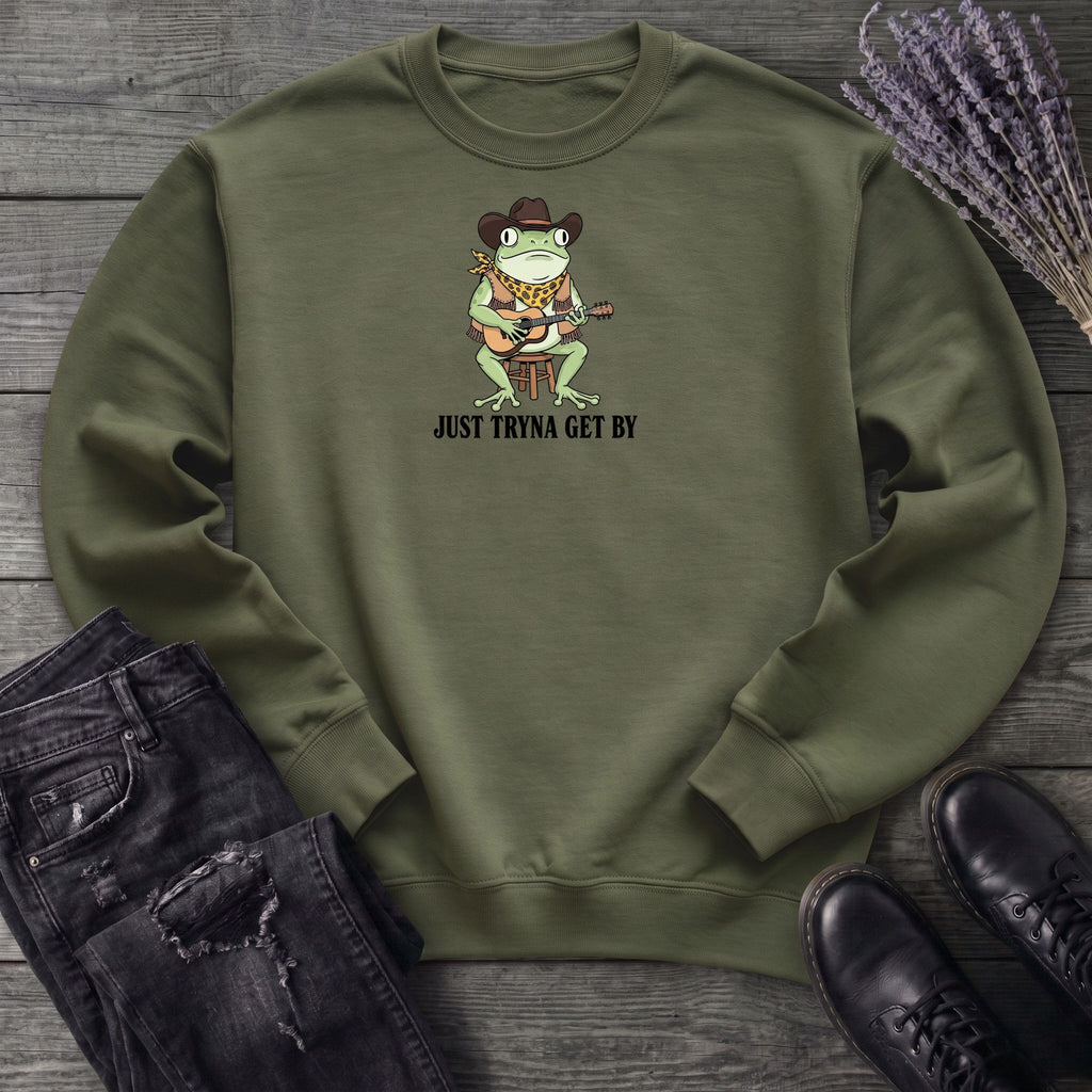 Just Tryna Get By Sweatshirt