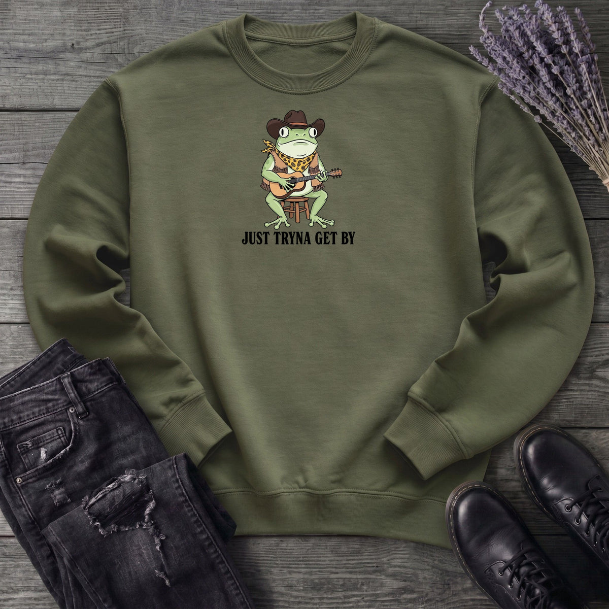 Just Tryna Get By Sweatshirt