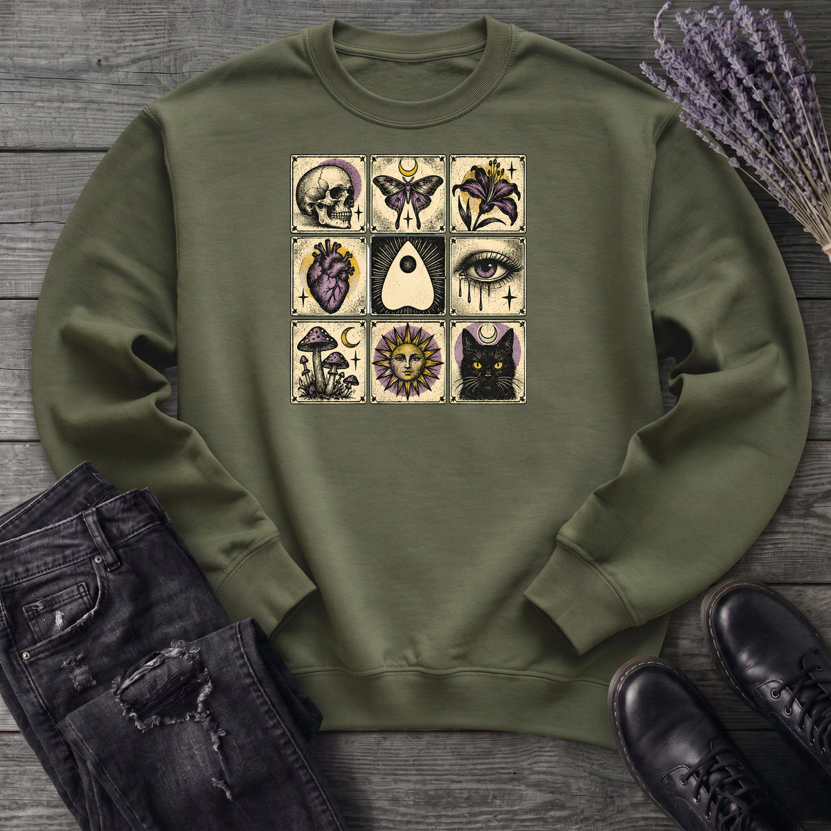Occult Grid Sweatshirt