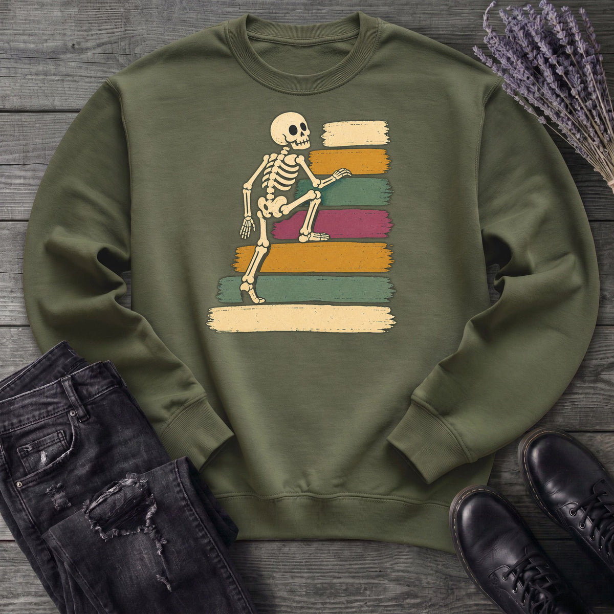 Climbing Stripes Sweatshirt