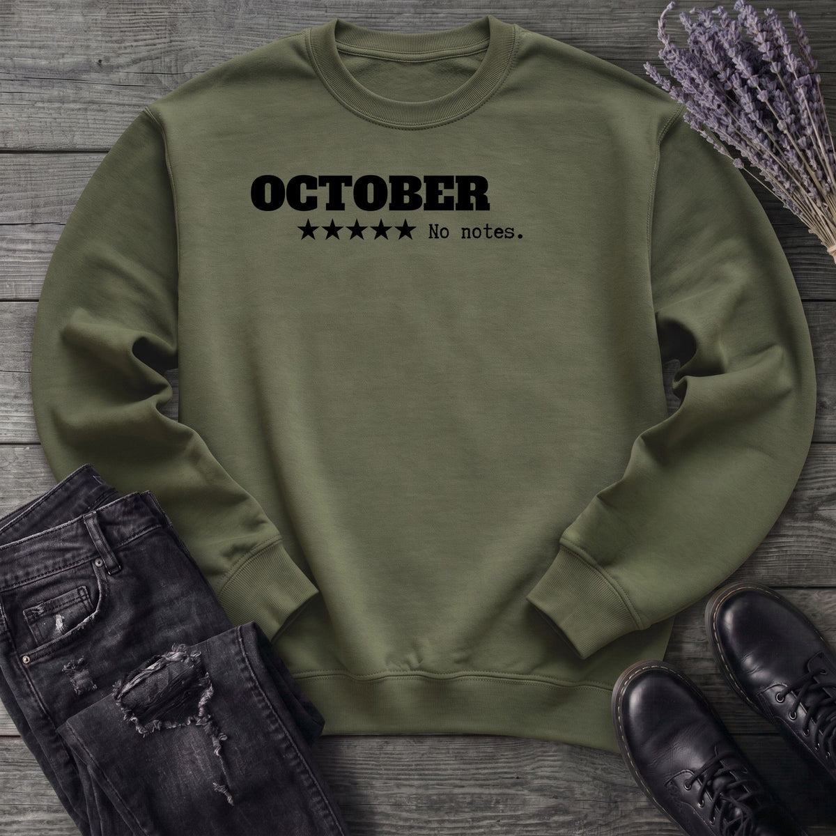 October Review Sweatshirt