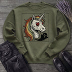 grunge zombie unicorn Sweatshirt