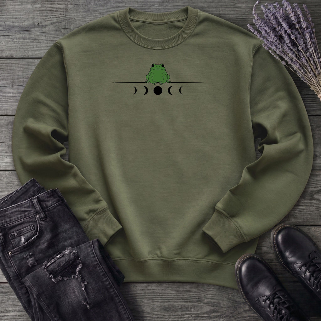 Frog Moon Phases Sweatshirt