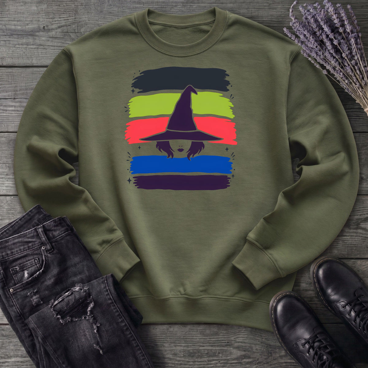 Witch Stripes Sweatshirt