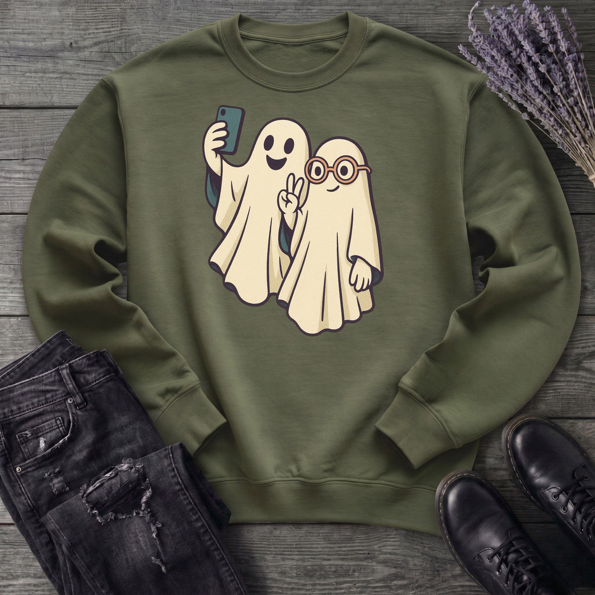 Selfie Ghosts Sweatshirt