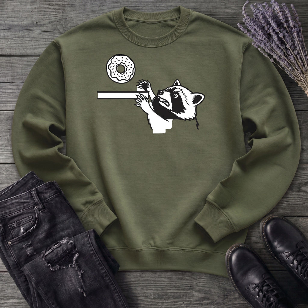 Raccoon Donut Sweatshirt