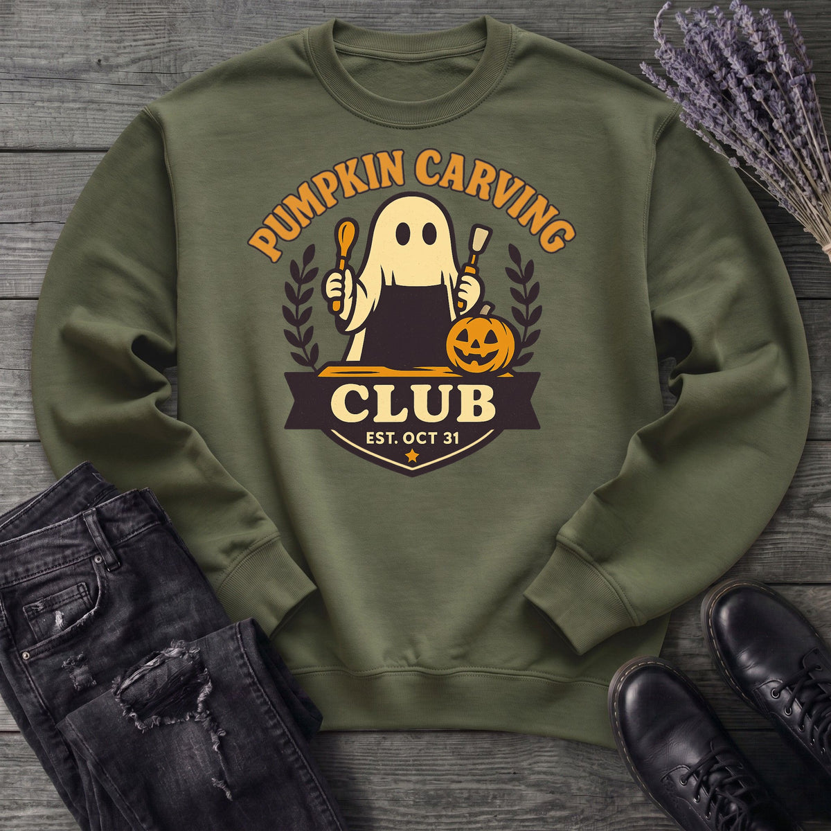 Pumpkin Carving Club Sweatshirt