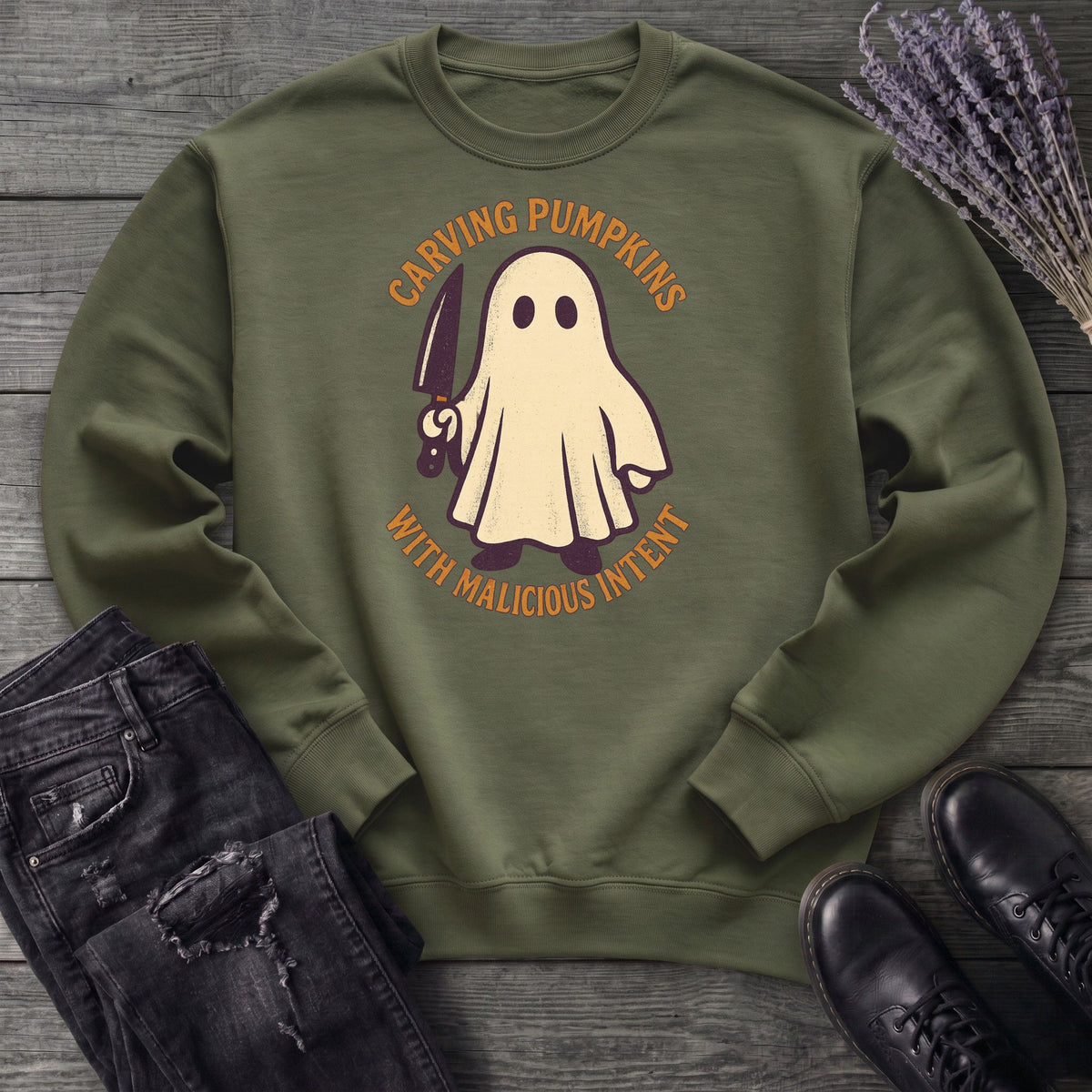 Carving With Malicious Intent Sweatshirt