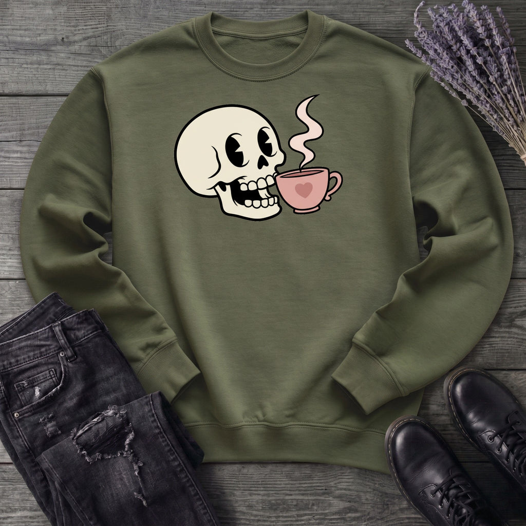 Skull Sip Sweatshirt