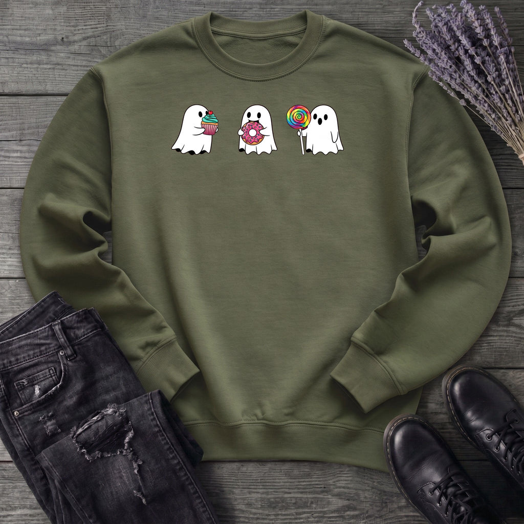 Ghosts Fun Treats Sweatshirt