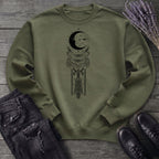 Art Nouveau Crescent Moths Sweatshirt