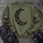 crescent moon black cats Sweatshirt