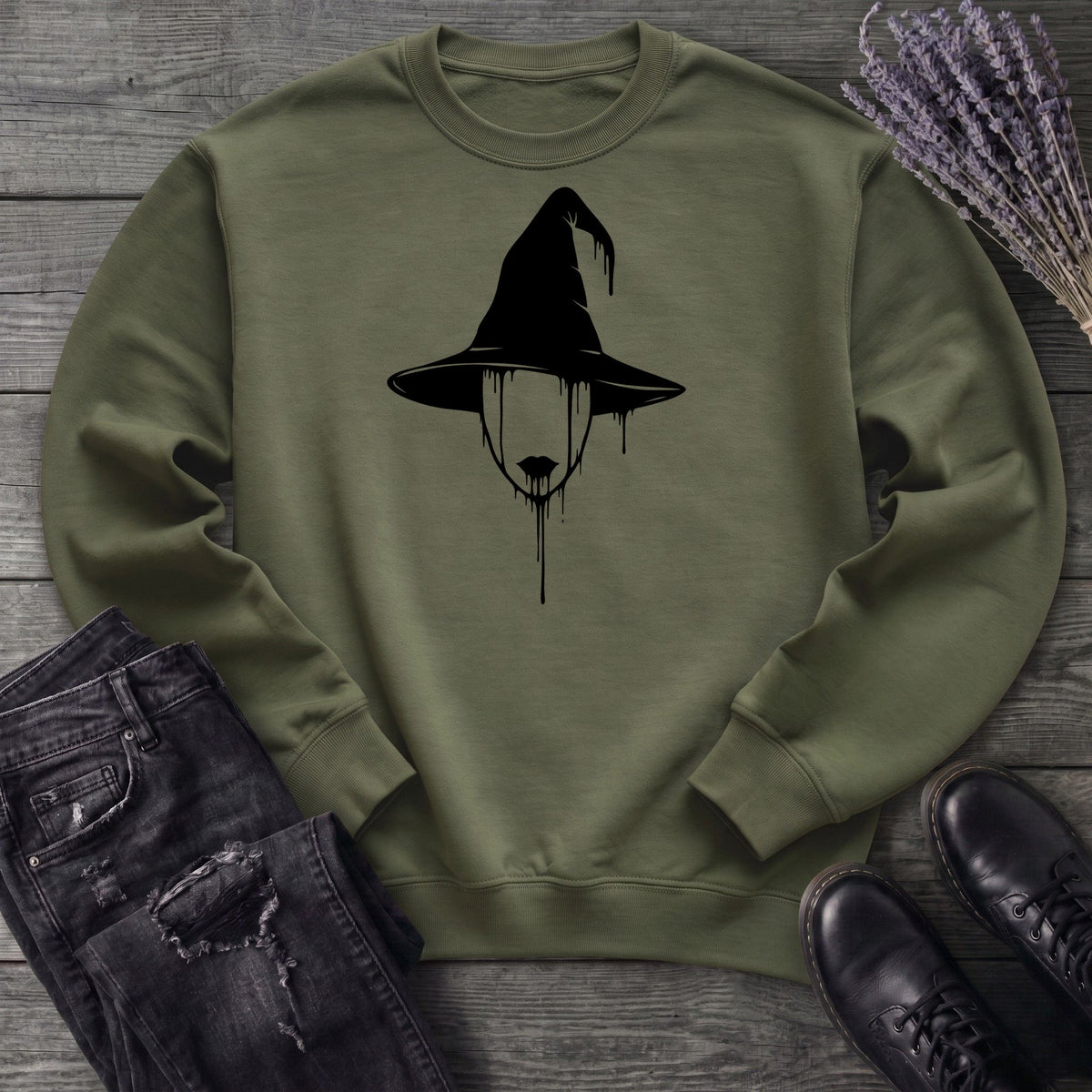 Shadow Drip Witch Sweatshirt