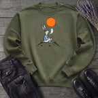 moonlit rabbit and ghost Sweatshirt