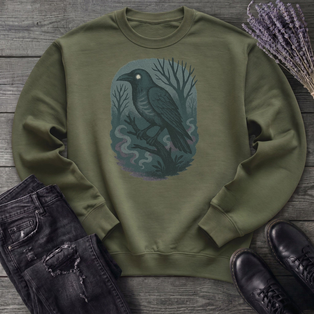 Woodland Spirits Raven Sweatshirt