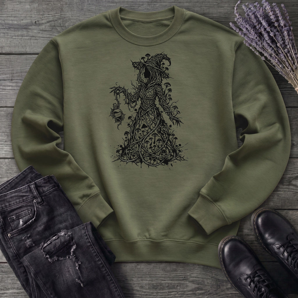 mushroom witch Sweatshirt