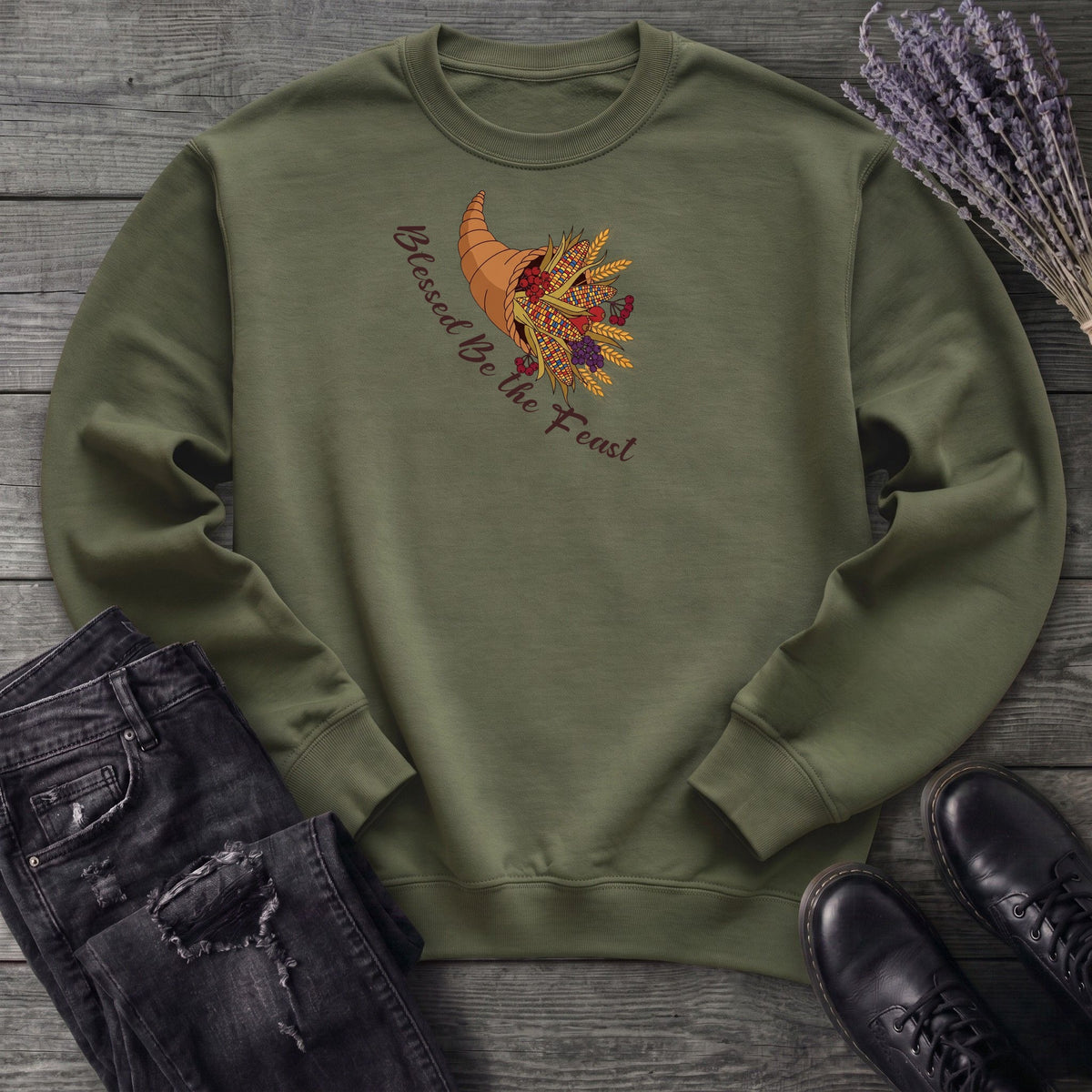 Blessed Be The Feast Sweatshirt