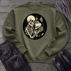 Skeleton Husky Hug Sweatshirt
