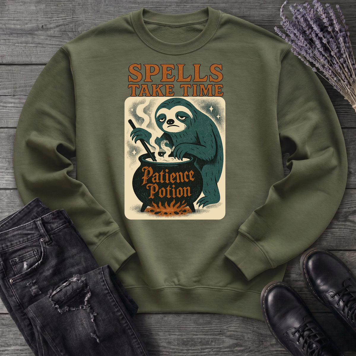 Spells Take Time Sweatshirt