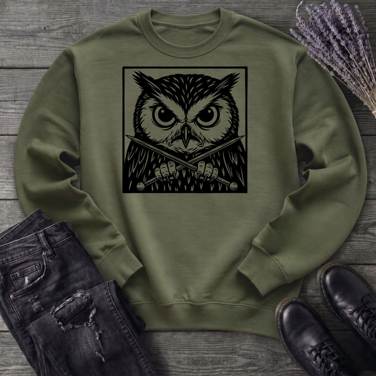 Owl Knitter Sweatshirt