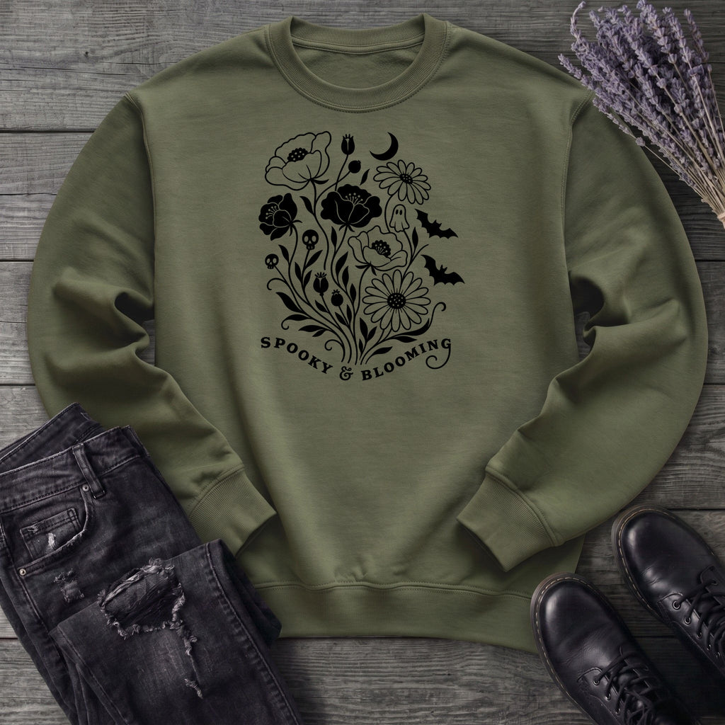 Spooky and Blooming Sweatshirt