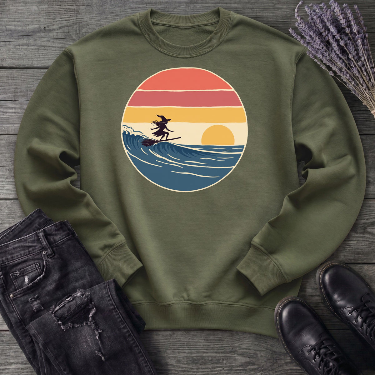 Surfing Witch Sweatshirt