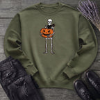 Skeleton Jack O Lantern Sweatshirt