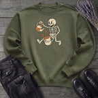 Coffee Skeleton Cartoon Sweatshirt