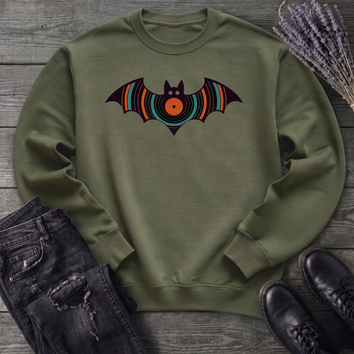 Bat Vinyl Sweatshirt