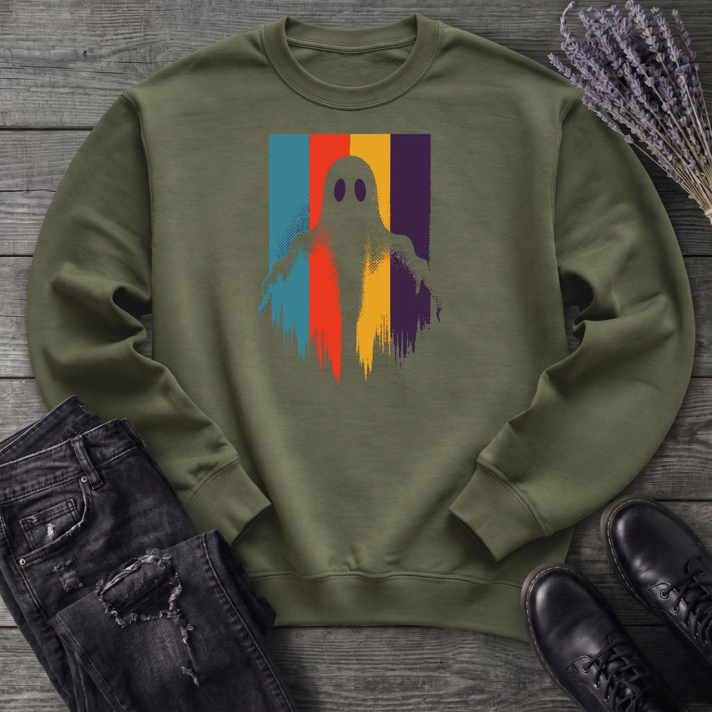 Ghost Stripe Silhouette Sweatshirt
