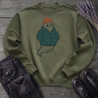 Puffer Coat Ghost Sweatshirt