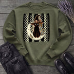 PolkaDot Witchy Cat Sweatshirt
