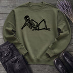 Lounging Skeleton Sweatshirt