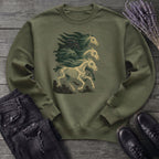 Stampeding Ghost Horses Sweatshirt