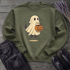 Ghost Dog Trick-Or-Treating Sweatshirt