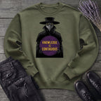 Plague Doctor Knowledge Is Contageous Sweatshirt