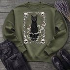 Cat Skull Card Sweatshirt