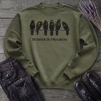 Murder In Progress Six Crows Sweatshirt