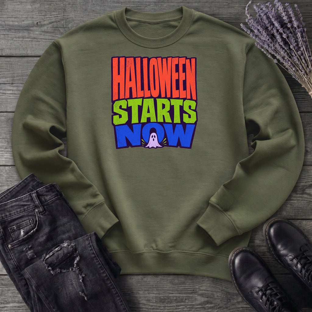 Halloween Starts Now Sweatshirt