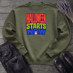 Halloween Starts Now Sweatshirt