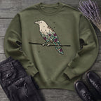 Crow Roses Silhouette Sweatshirt