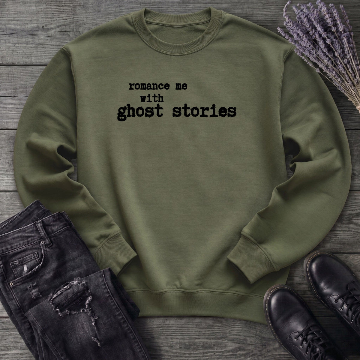 Romance Me With Ghost Stories Sweatshirt
