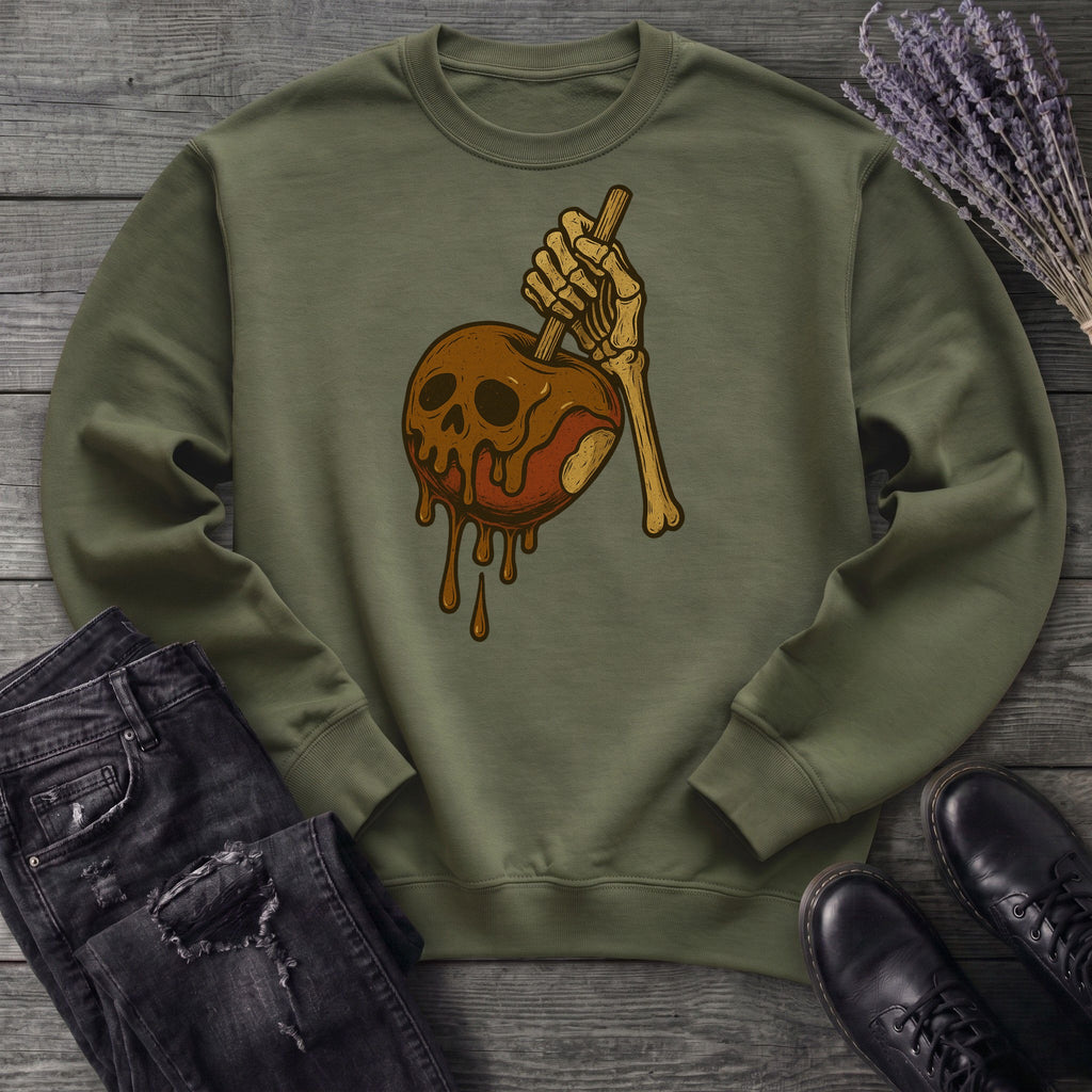 Caramel Apple Skull Sweatshirt