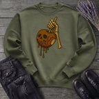 Caramel Apple Skull Sweatshirt
