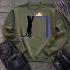 Black Cat Pumpkin Pie Sweatshirt