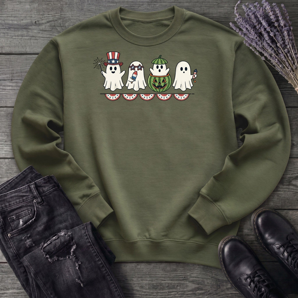 July 4th Ghosts Sweatshirt