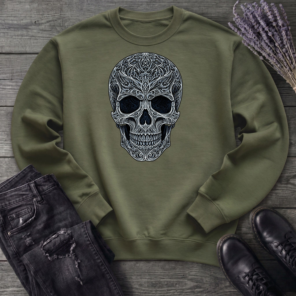 Filigree Skull Sweatshirt